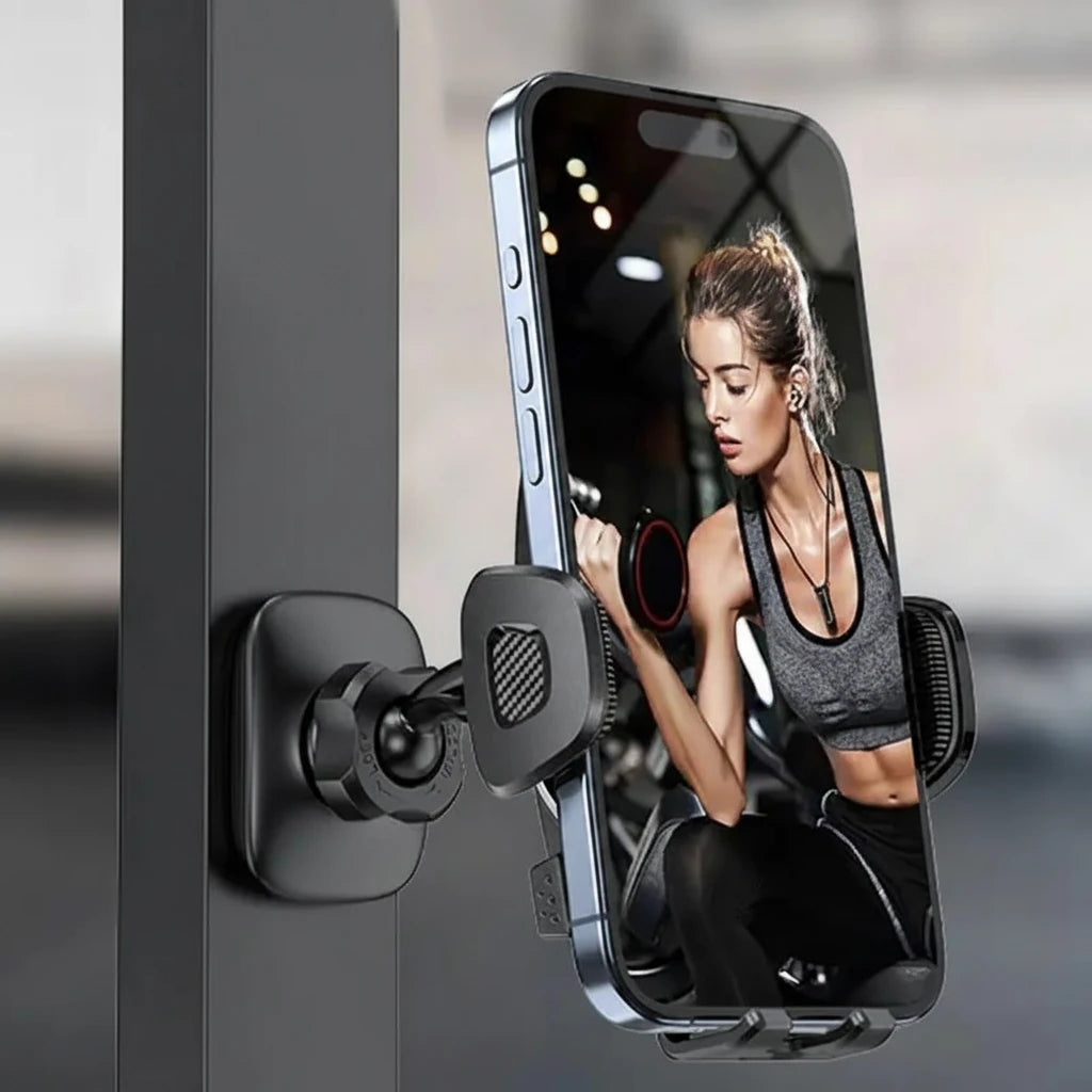 Soporte Magnético para Móvil — Rotación 360° | Gimnasio